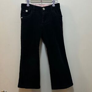 Black Corduroy Kids Pants Size 5